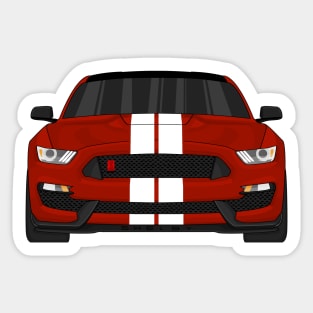 GT350R RAPID RED Sticker